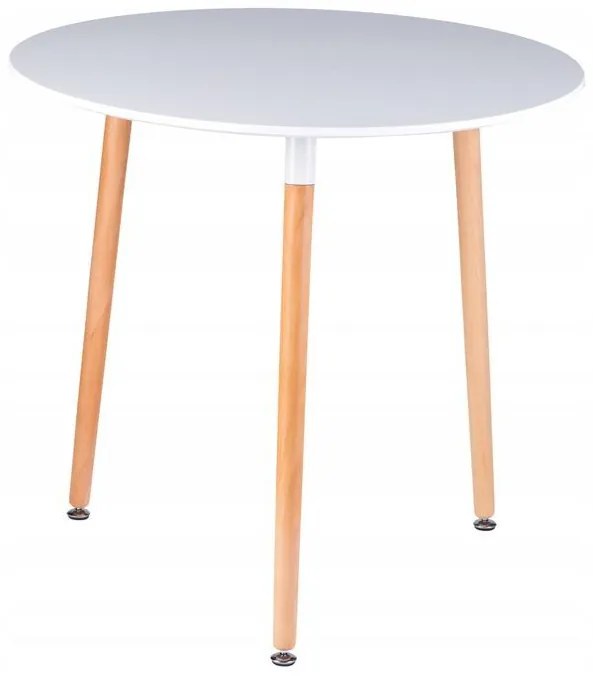 Masă rotundă ANELLO TRIPLE WHITE 60cm