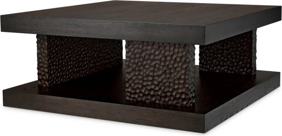 Masuta de cafea design LUX Bravon, Ebony oak veneer