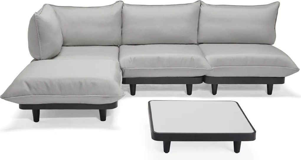 Set de grădină Paletti Large Royal cu masă, culori multiple - Fatboy Culoare: Lup Gri