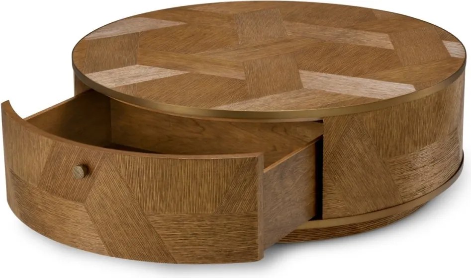 Masuta de cafea LUX, Furnir de stejar, Velutto