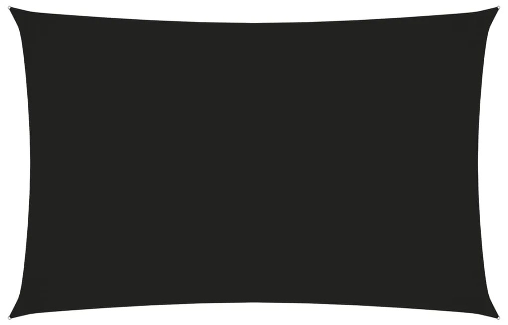 Parasolar, negru, 2x5 m, tesatura oxford, dreptunghiular