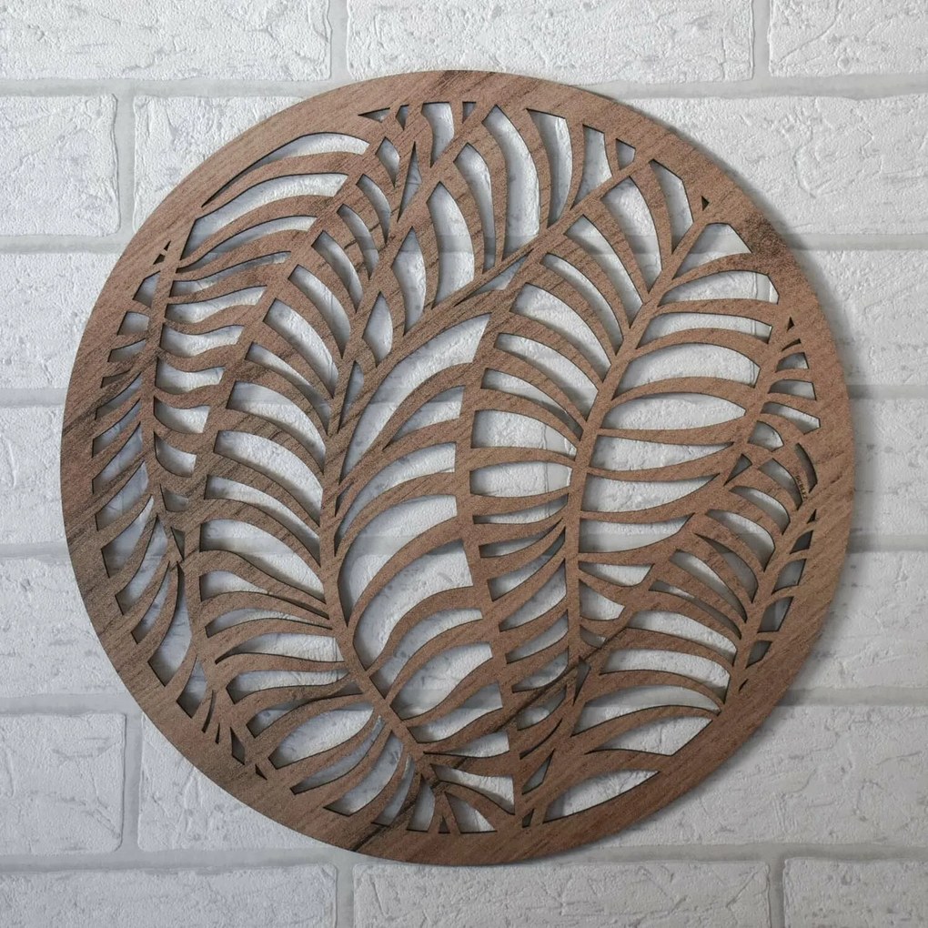 DUBLEZ | Tablou sculptat abstract - Frunze