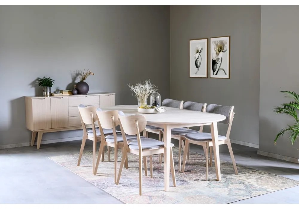 Scaune de dining gri 2 buc. Kato - Rowico