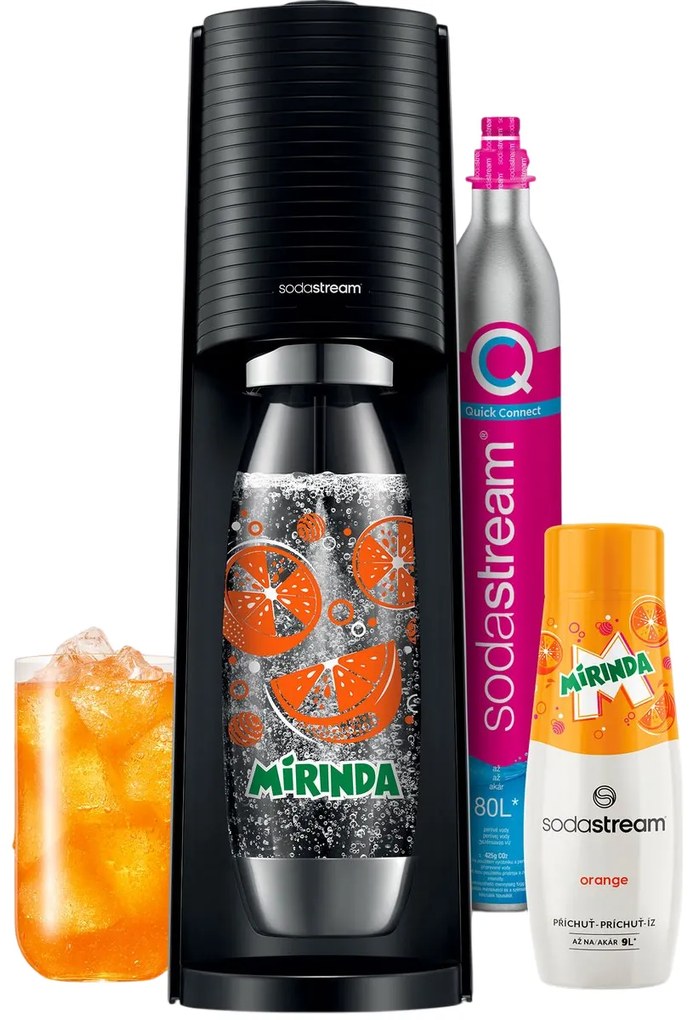 Aparat Sodastream Terra Negru Mirinda MegaPack CQC