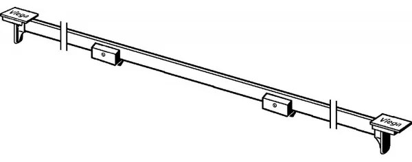 Gratar rigola de dus, Viega Advantix Vario, lungime ajustabila 30-120cm, inox periat, 686284