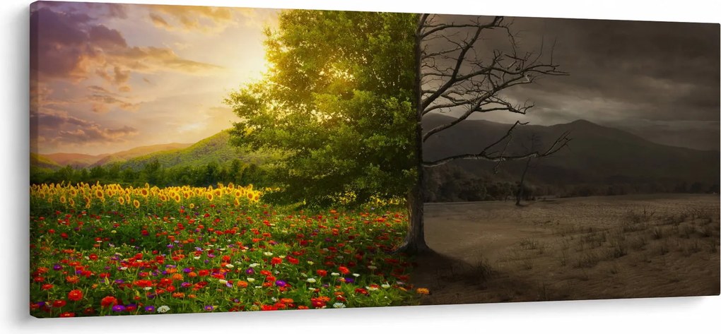 Tablou - cercul vieții (120x50 cm)