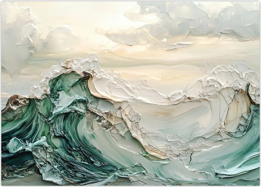 Tablou - Abstracție Marină 3D (70x50 cm)