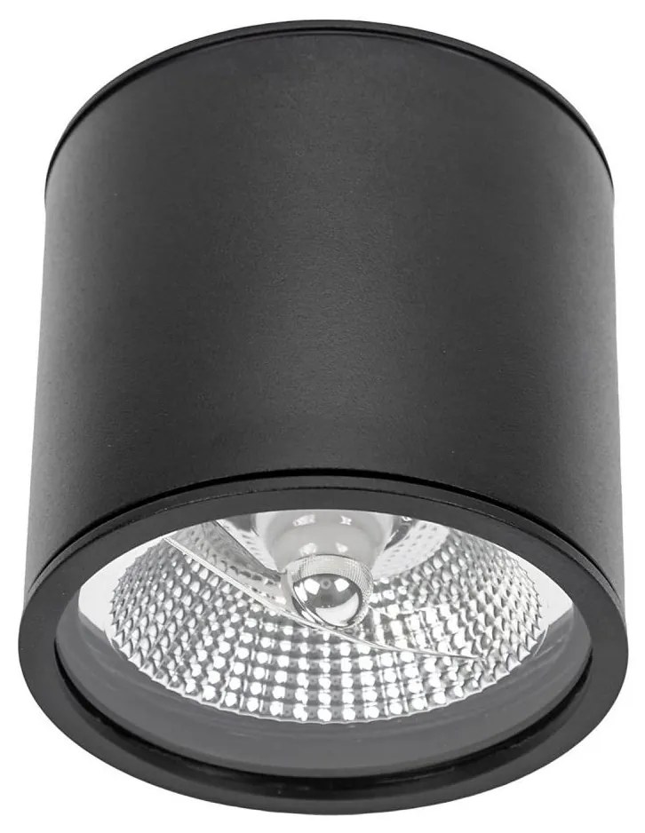 Spot pentru baie CHLOE AR111 1xGU10/12W/230V IP65 negru rotund