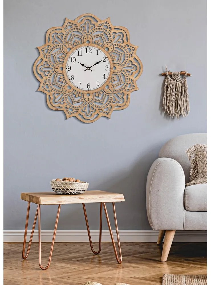 Ceas de perete ø 60 cm Carving – Mauro Ferretti