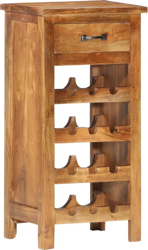 vidaXL Dulap sticle de vin, 40x30x80 cm, lemn masiv de acacia