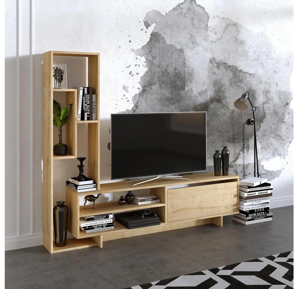 Mobilier living Milasi 2 (stejar zafir) . 1095618