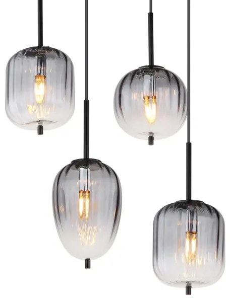 Lustră pe cablu Globo 15215-8 ATTILA 8xE14/40W/230V