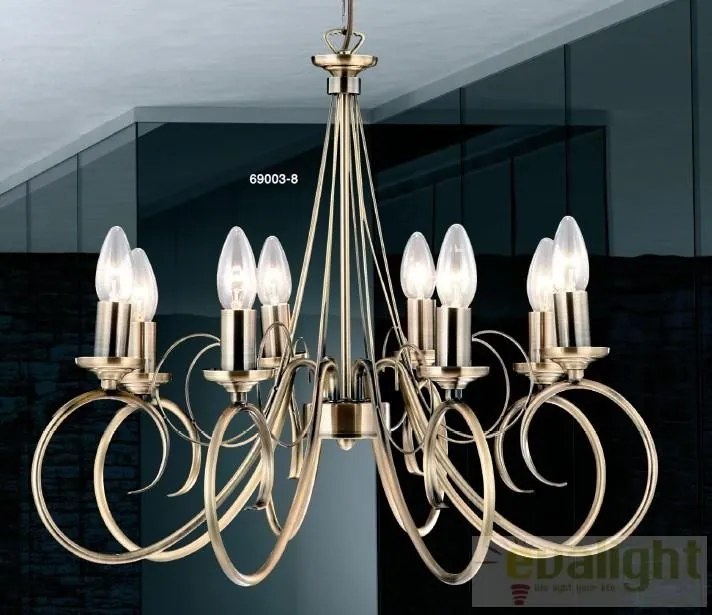 Candelabru 8 brate Truncatus 69003-8 GL