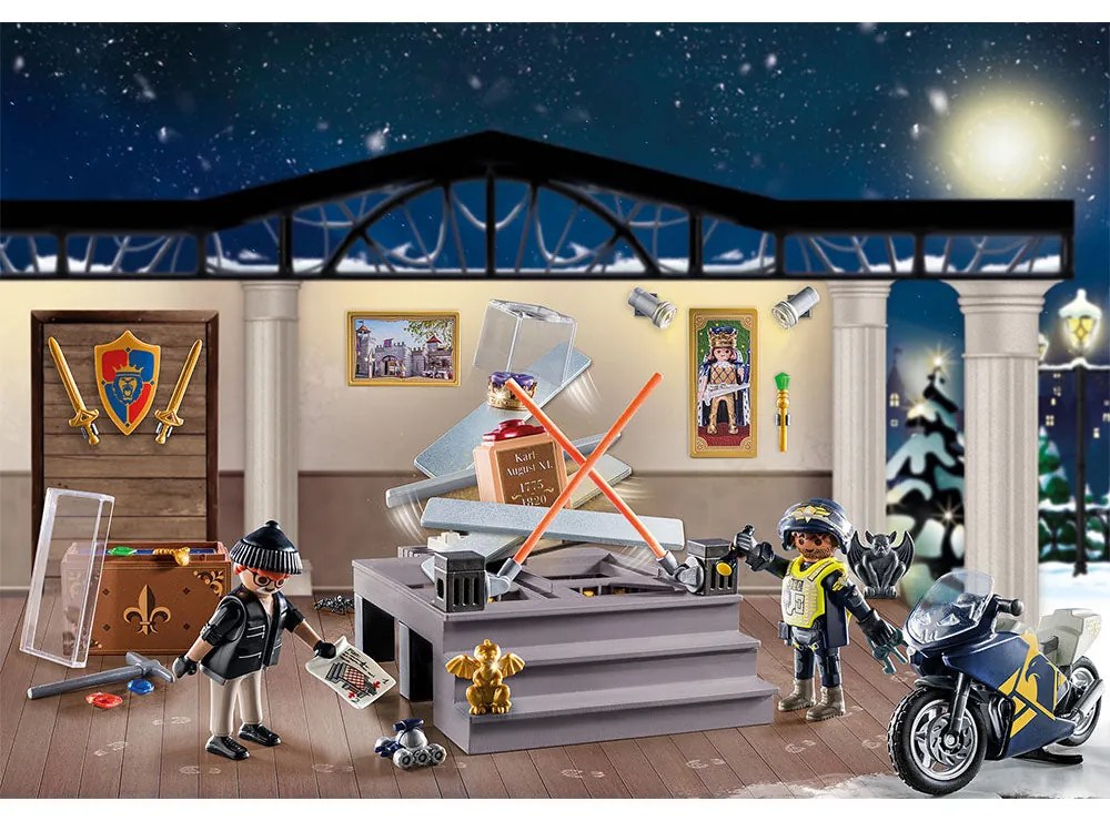 CALENDAR CRACIUN FURT LA MUZEUL POLITIEI - PLAYMOBIL CHRISTMAS (PM71347)