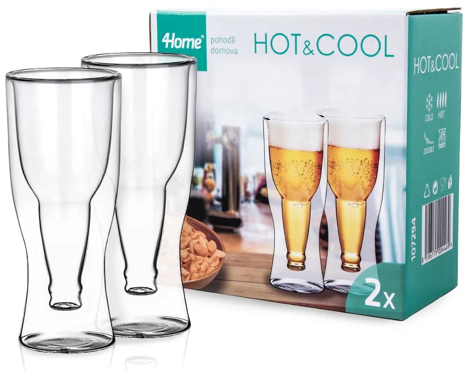 Pahare Termo bere 4Home Hot&Cool 370 ml, 2 buc.