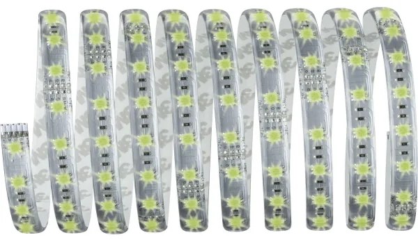 Bandă dimabilă LED RGB/40W MAXLED 3m 230V Paulmann 70673 + telecomandă