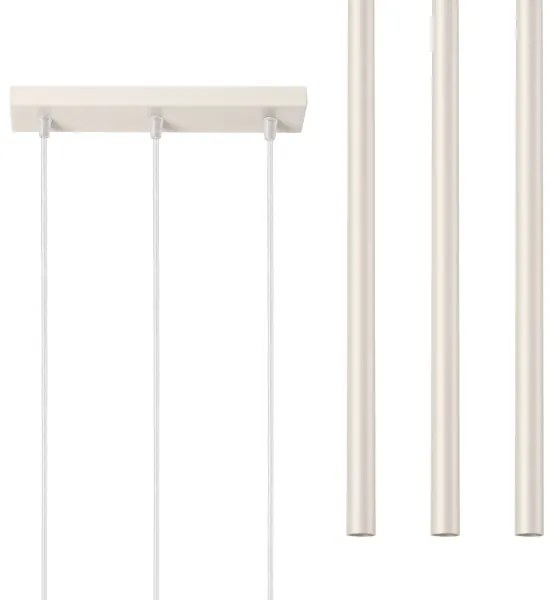 Lustră pe cablu Sollux SL.1514 PASTELO 3xG9/8W/230V crem