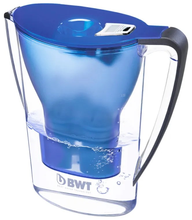 Cana pentru filtrarea apei Nitec BWT B704 Penguin, 2,7 L, Imbogatire cu magneziu, Fara BPA, Albastru