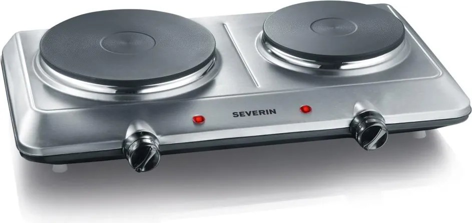 Severin DK 1014 - Plită electrică dublă 2500W/230V inox