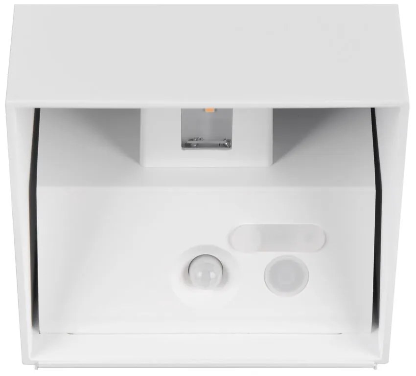 Corp de iluminat pentru exterior LED de perete cu senzor de mișcare cu USB (înălțime 10 cm) Genie – Trio