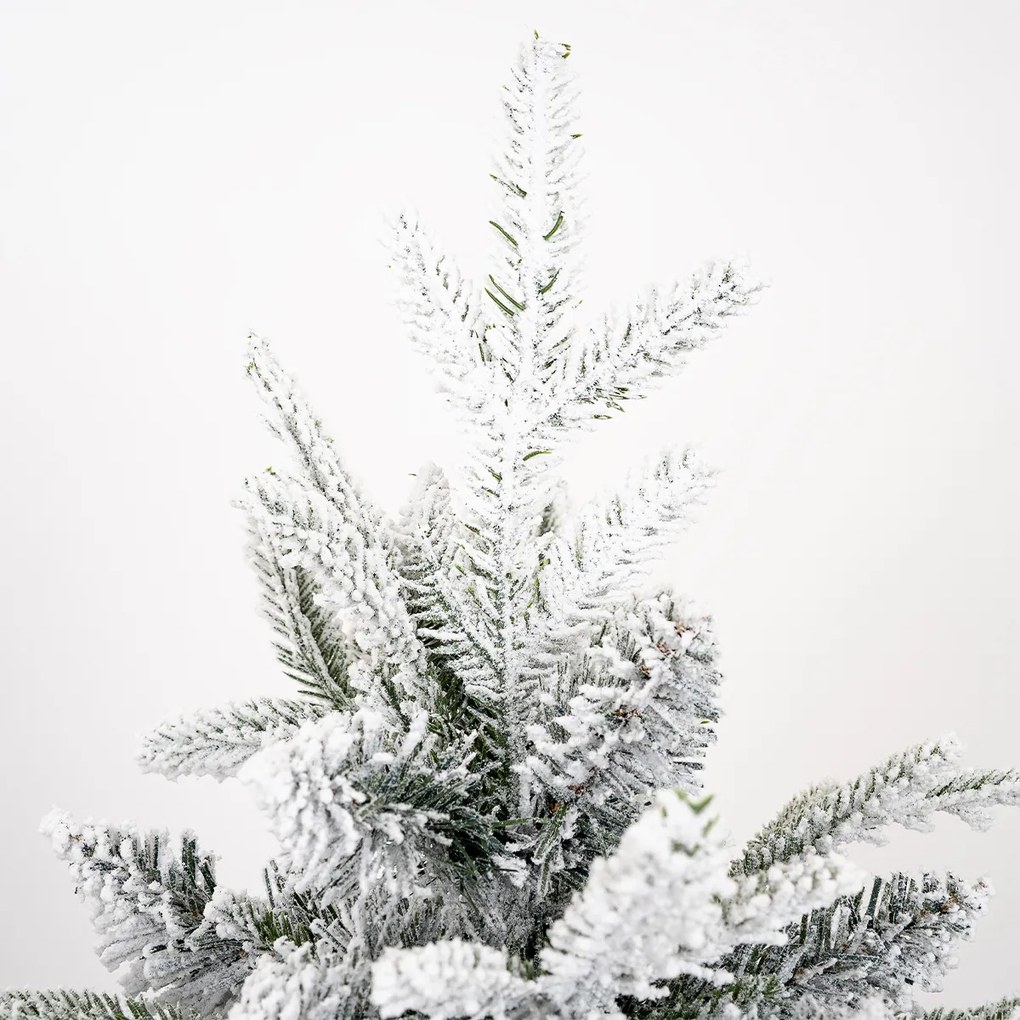 Pom înzăpezit de Crăciun, cu suport, Cardiff,150 cm, 150 cm