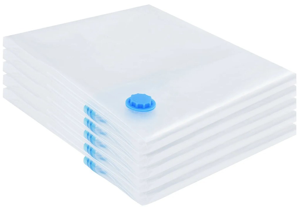 vidaXL Saci de depozitare cu vid cu depozitare 5 pcs 120 x 70 cm