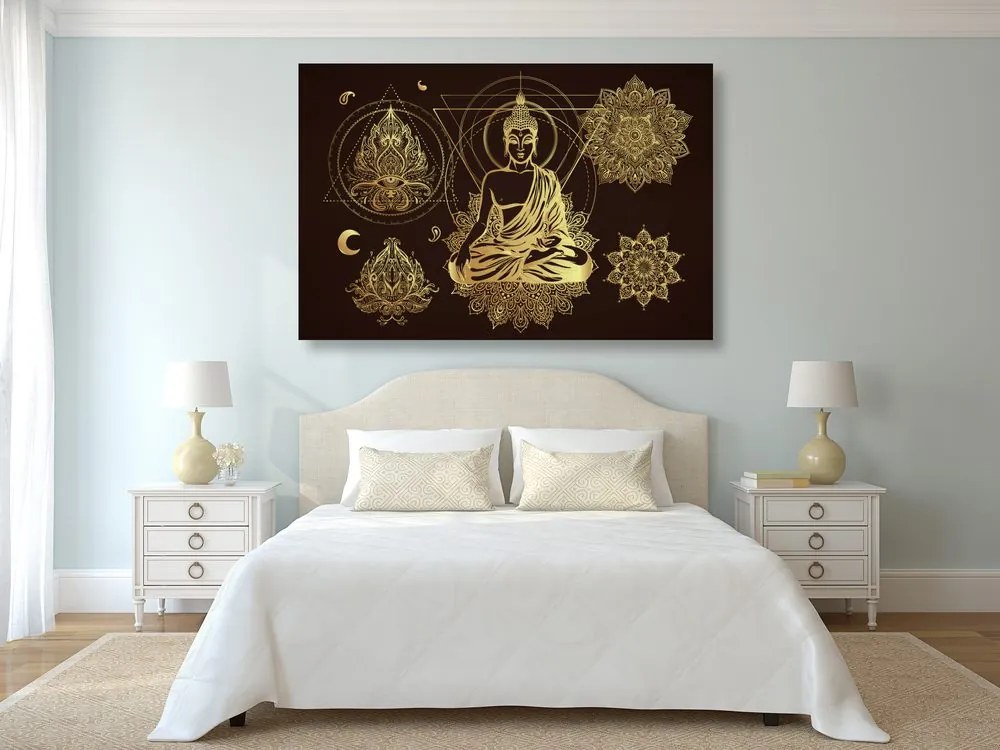Tablou Buddha de aur