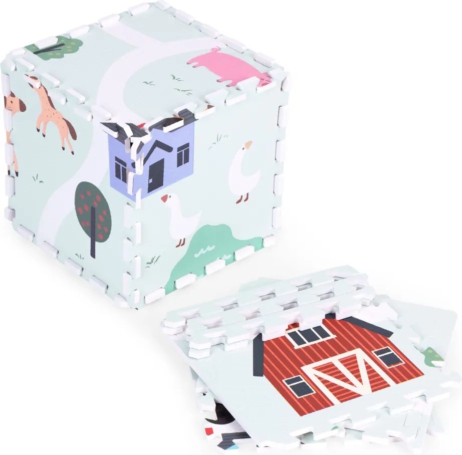 Mare EVA spumă mat farm 90.5x90.5 cm 21 buc