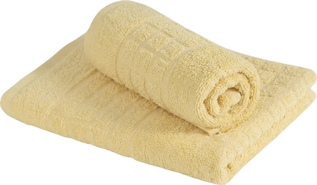 Prosop SOFT 50 x 100 cm crem, 100% bumbac