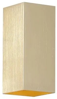 Aplica iluminat ambiental metal auriu Don Square 2