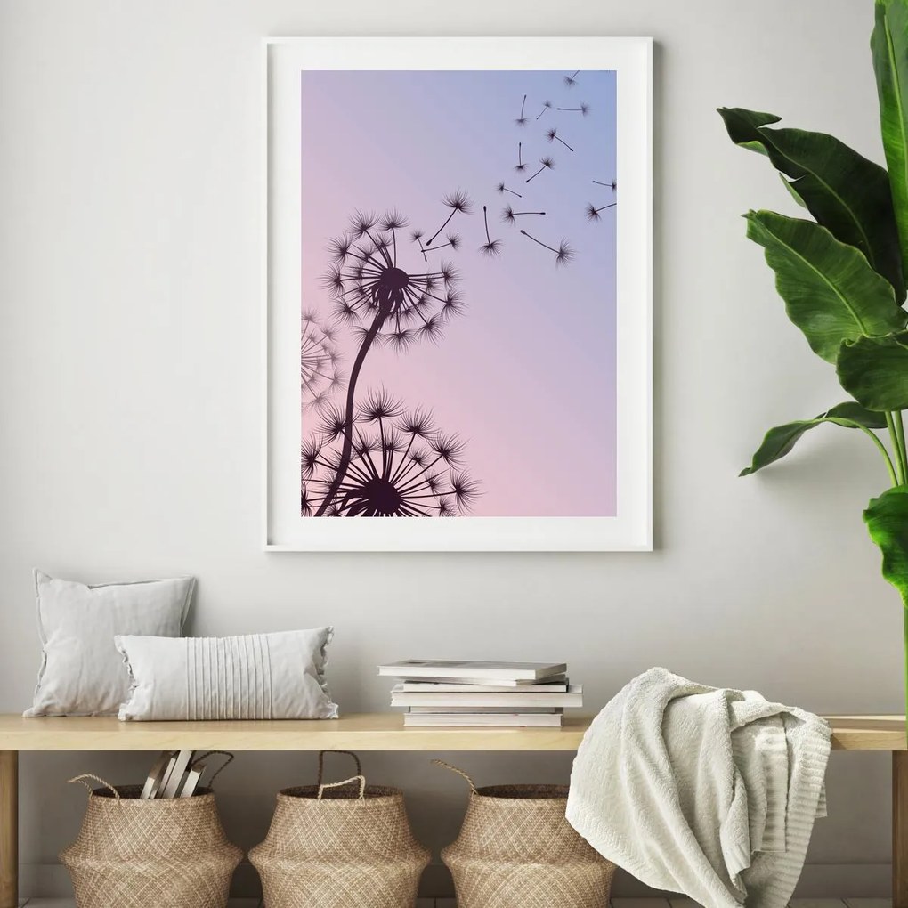 Poster - Fulgi de păpădii (A4)