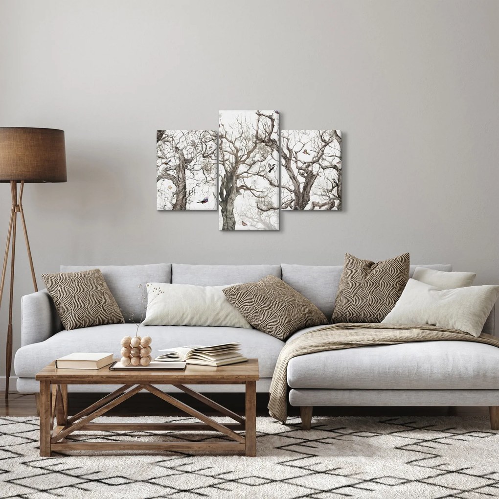 Tablou - Model de pădure, desen (90x60 cm)