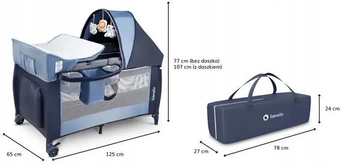 ShopJK PĂTUȚ DE CĂLĂTORIE LIONELO SVEN PLUS BLUE NAVY