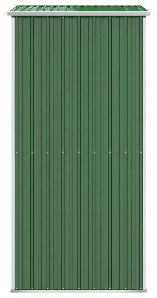 Sopron de gradina, verde, 192x108x223 cm, otel galvanizat Verde
