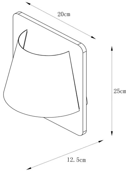 Aplică Lucide 77281/01/70 IDAHO 1xE14/15W/230V maro