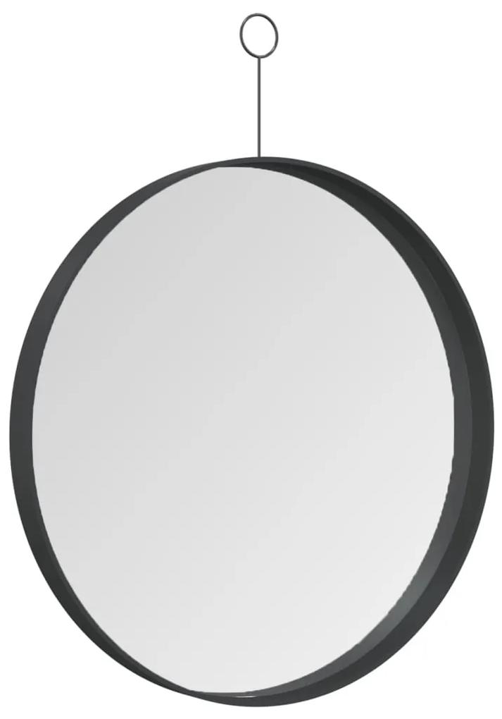 Oglinda suspendata cu agatatoare, negru, 40 cm 1, 40 cm