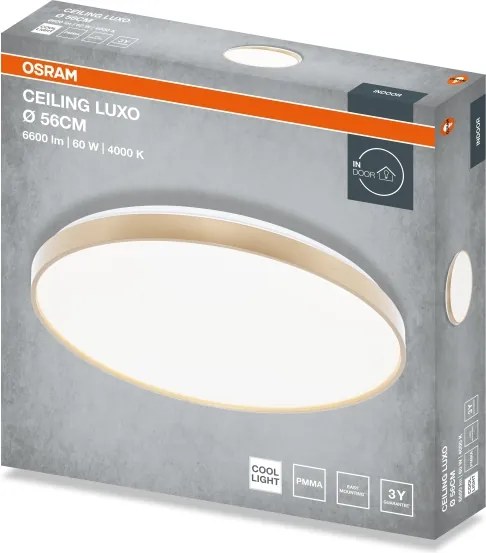 Osram - Plafonieră LED CEILING LUXO LED/60W/230V Ø 56 cm aurie