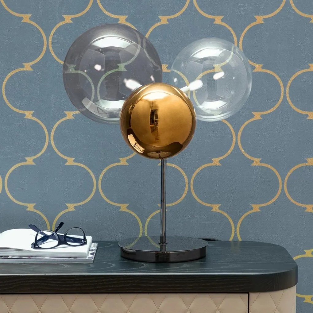 Veioza, Lampa de masa deosebita design LUX Atomo