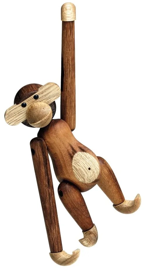 Statuetă din lemn masiv Kay Bojesen Denmark Monkey Teak