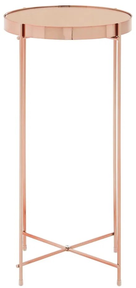 Măsuță auxiliară rotundă cu blat din sticlă ø 33 cm Allure – Premier Housewares