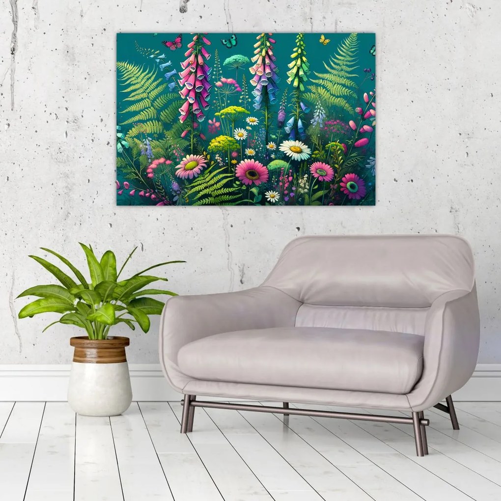 Tablou - Flori de câmp (90x60 cm)