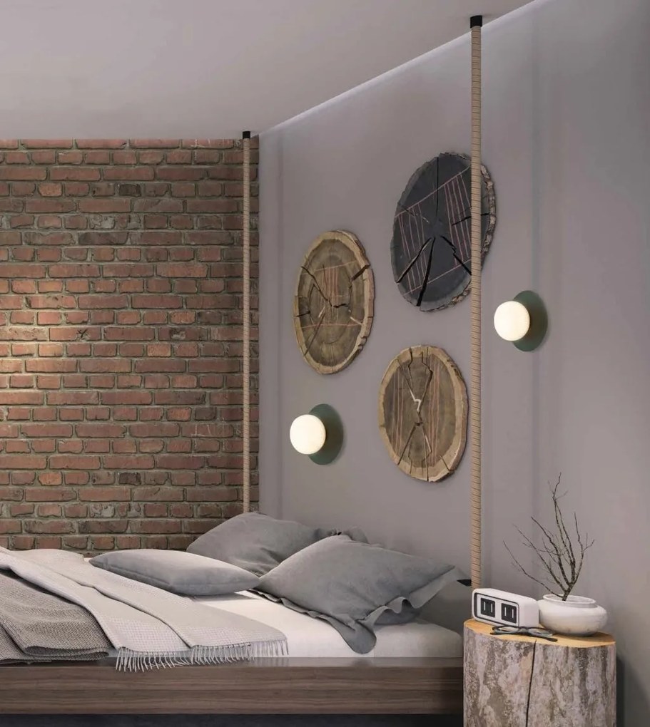 Aplica de perete design modern decorativ GYPSUM verde