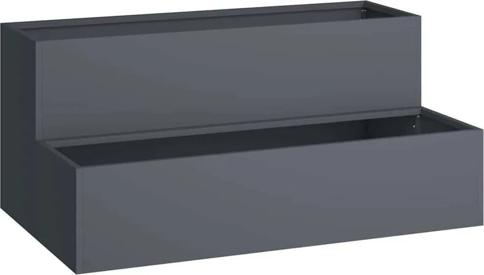 vidaXL Vază pentru Grădină Antracit 100 x 60 x 45 cm