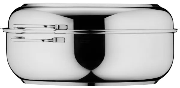 Tavă ovală de copt cu capac WMF 41x28,5 x18 cm oțel inoxidabil