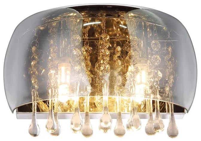 Aplica de perete design modern KALLA fumuriu 15809W GL