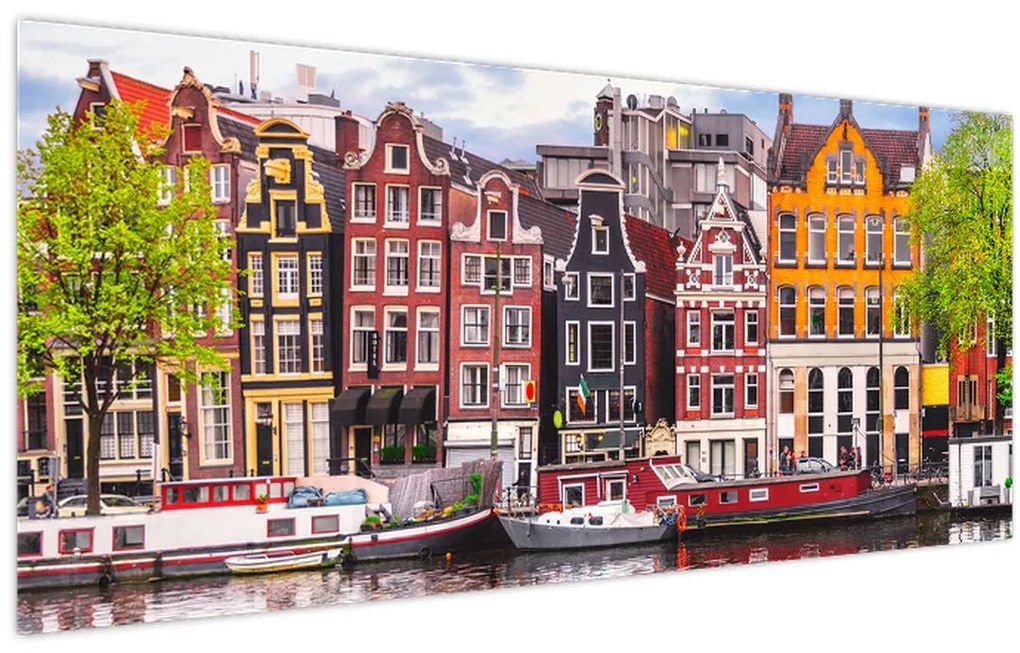 Tablou - Amsterdam, case de dans (120x50 cm)
