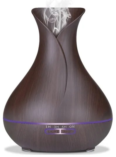 Umidificator și ionizator de aer LED RGB 400 ml