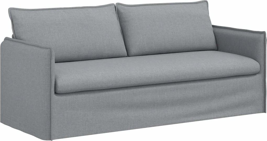 vidaXL Canapea Gri deschis 196 x 82 x 85 cm țesătură