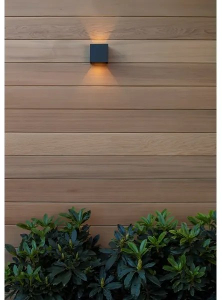 Aplică LED de exterior Lucide 69200/06/30 AXI 2xLED/7W/230V IP54 negru