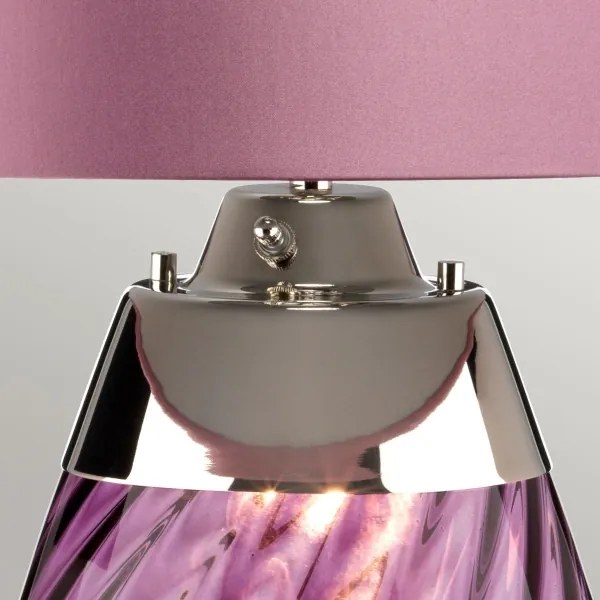 Lampă LED de masă Elstead LENA-TL-L-PLUM LENA 1xE27/40W/230V 74 cm roz